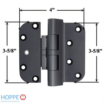Hoppe F9714, 2009 Guide Hinge - Black - 850-3033879